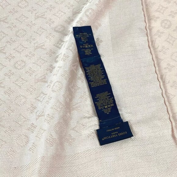 LOUIS VUITTON Monogram Shawl-Evermore Large format Stole / Shawl - Picture 8 of 12